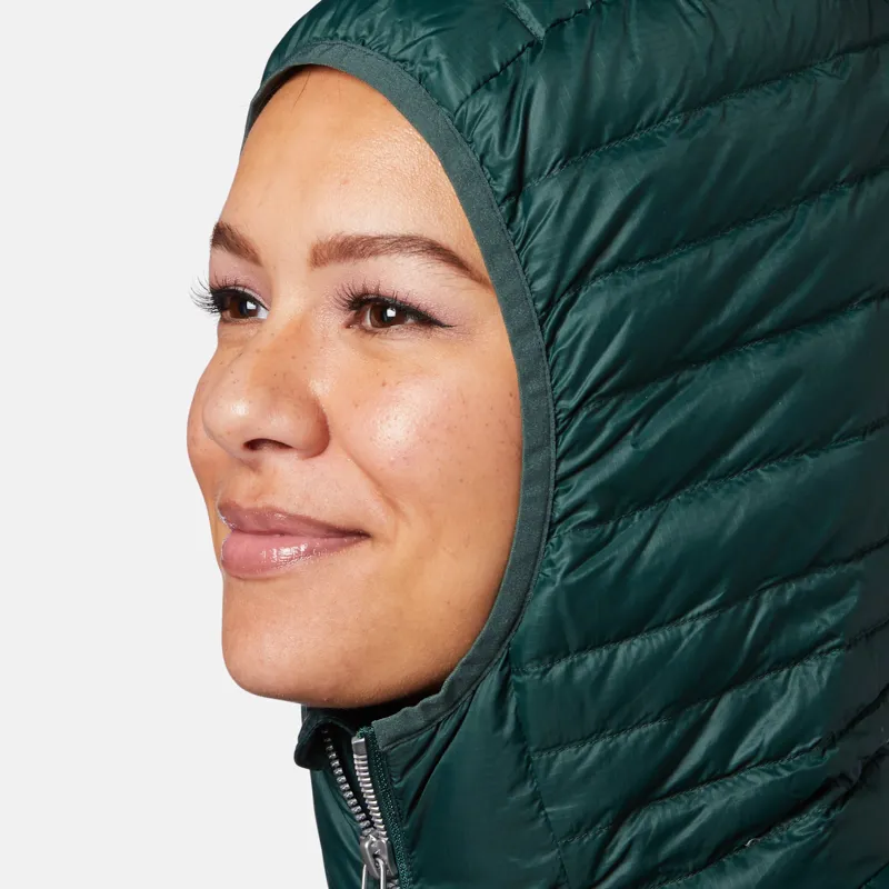 Cotopaxi Womens Fuego Down Hooded Jacket - Dark Forest Stripes-8